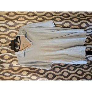 Men's Light Blue Cotton Polo